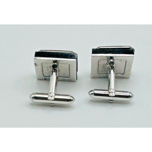 D Monogram Initial Letter Vintage SWANK Cuff Links darren donald darrel daniel - Picture 7 of 7